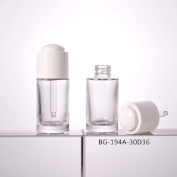 30ml Luxury Glass Dropper Bottles BG-194A-30D36